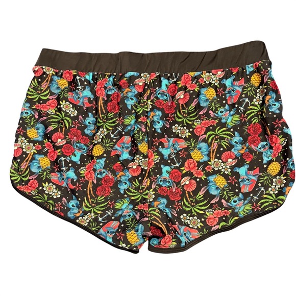 Torrid Disney Lilo & Stitch RashGuard Sz 3 & Shorts Sz 4 Tropical Floral Swimset - Picture 8 of 13